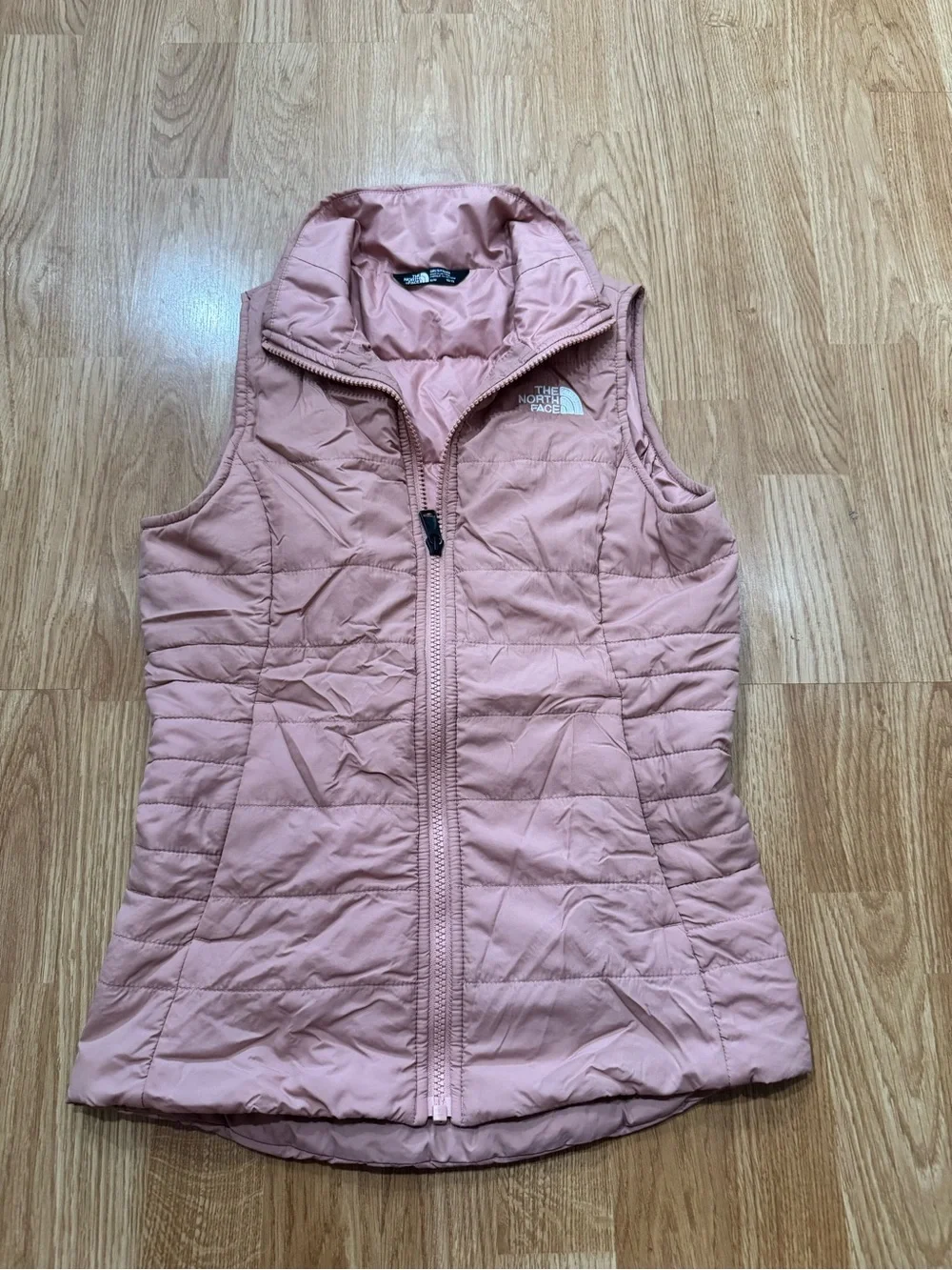 The North Face Girls Dusty Rose Quilted Vest size M 10/12